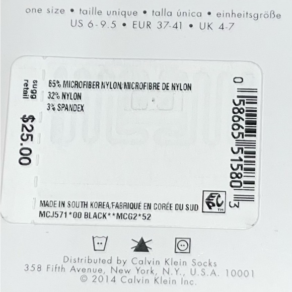 Calvin Klein Woman’s Socks NEW - Picture 3 of 3